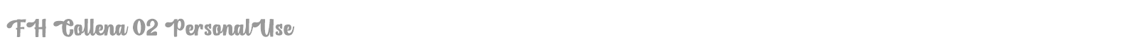 FH Collena font preview